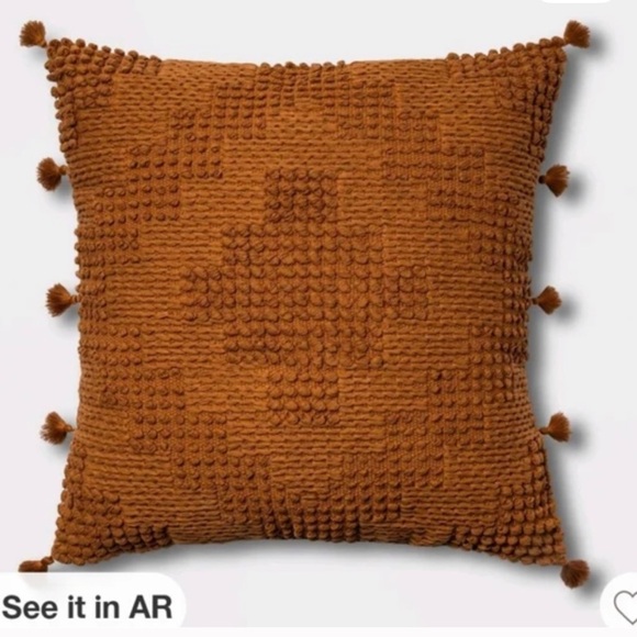 OPALHOUSE Oversize Chunky Textured
Diamond Throw Pillows, Brown, NWT - Picture 1 of 5